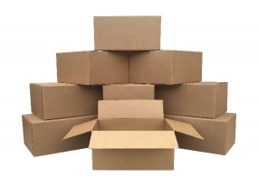 Amazon Basics Cardboard Moving Boxes - 10-Pack, Medium, 18" x 14" x 12"